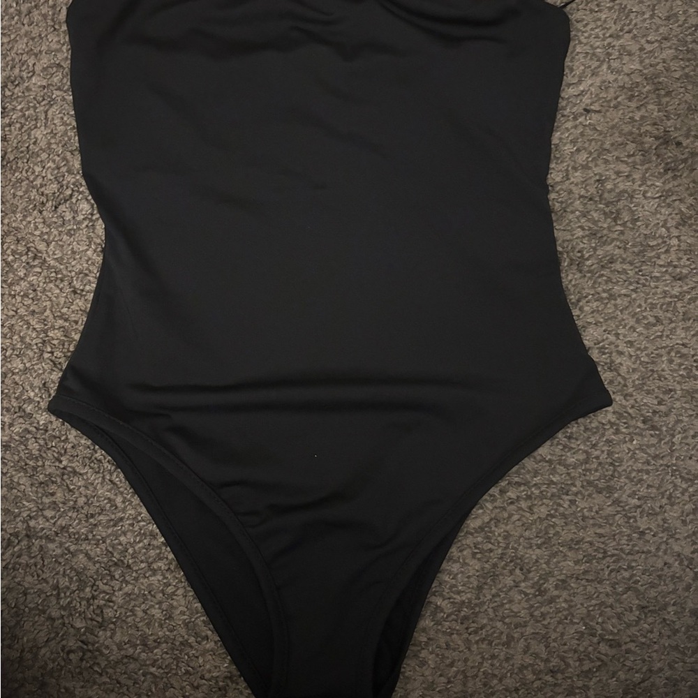 Black One-Piece Bodysuit